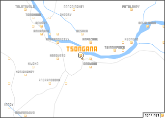 map of Tsongana