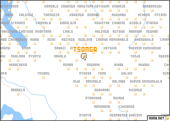 map of Tsonga