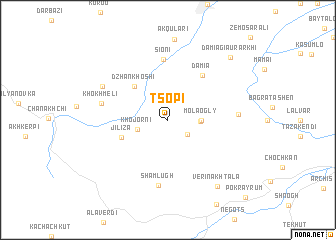 map of Tsopi