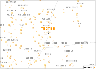 map of Tsotse