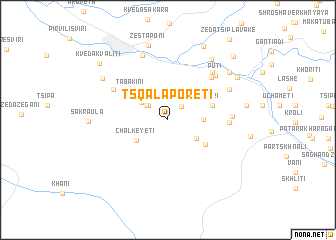 map of Tsqalapʼoretʼi