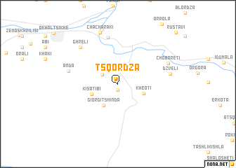 map of Tsqordza