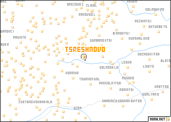 map of Tsreshnovo