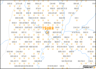 map of Tsuaa