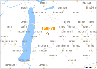 map of Tsuaya