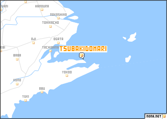 map of Tsubakidomari