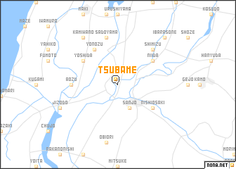 map of Tsubame