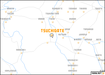 map of Tsuchidate