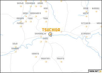 map of Tsuchida