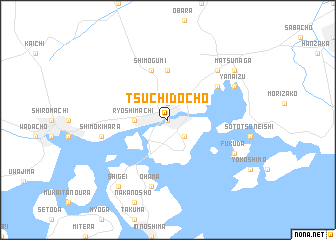 map of Tsuchidōchō