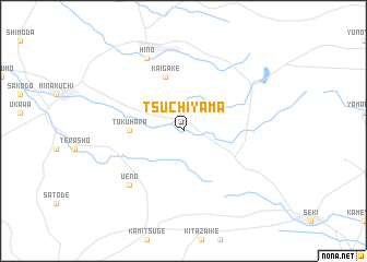 map of Tsuchiyama