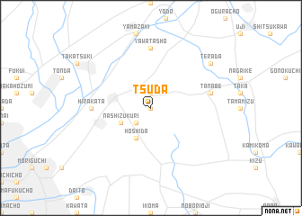 map of Tsuda