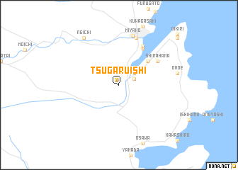 map of Tsugaruishi