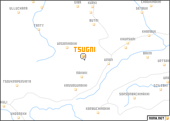 map of Tsugni