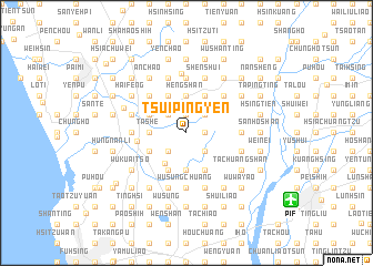 map of Ts\