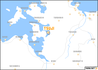 map of Tsuji