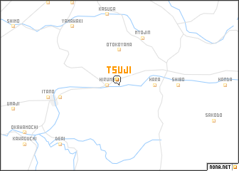 map of Tsuji