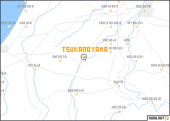 map of Tsukanoyama