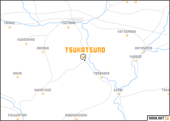 map of Tsukatsuno