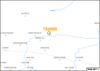 map of Tsumanʼ