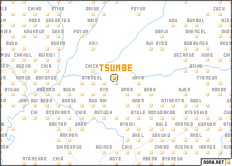 map of Tsumbe