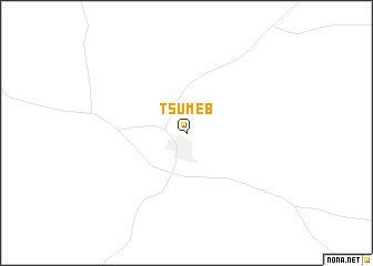 map of Tsumeb