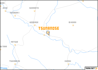 map of Tsunanose