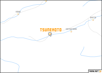 map of Tsunemoto