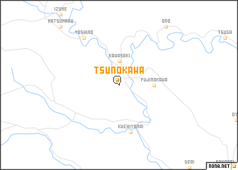 map of Tsunokawa