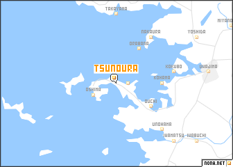 map of Tsunoura