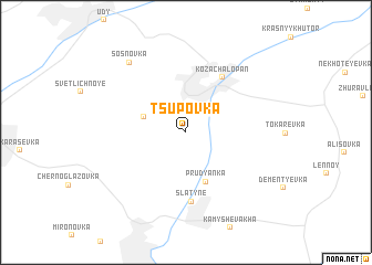 map of Tsupovka