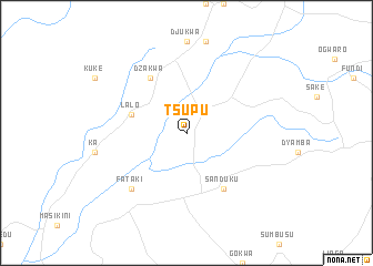 map of Tsupu