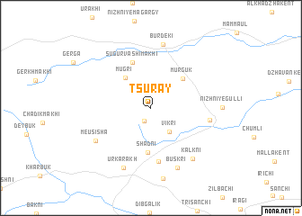 map of Tsuray