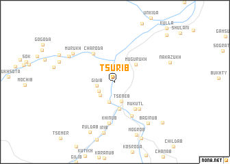 map of Tsurib