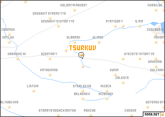 map of Tsurkuv