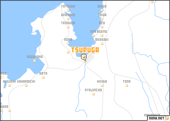 map of Tsuruga