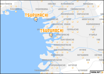 map of Tsurumachi