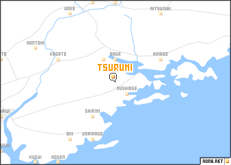 map of Tsurumi