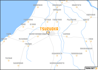 map of Tsuruoka
