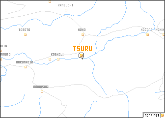map of Tsuru