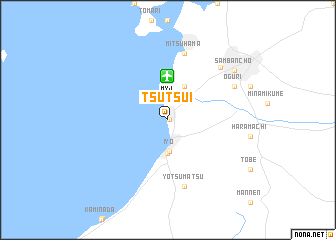 map of Tsutsui