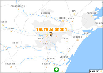 map of Tsutsujigaoka