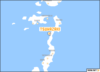 map of Tsuwazaki