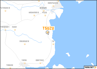 map of Tsuzu