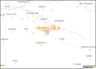 map of Tsvakilkolo