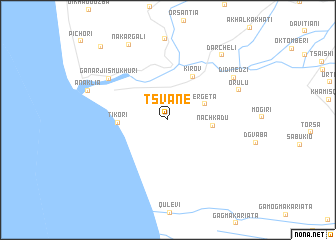 map of Tsvane