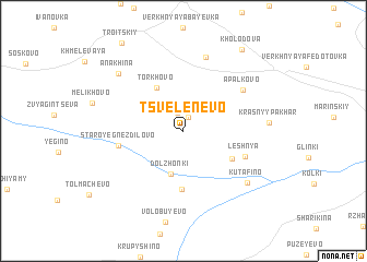 map of Tsvelenëvo