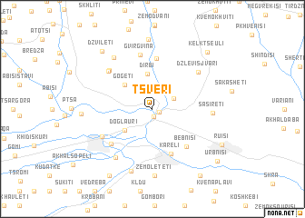map of Tsveri