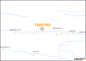 map of (( Tsvetnoy ))