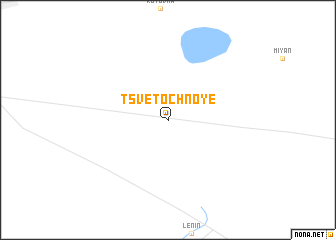 map of Tsvetochnoye